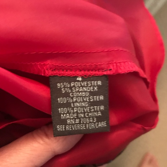 Beautiful dress Barn dress Sz 4 - Picture 7 of 8